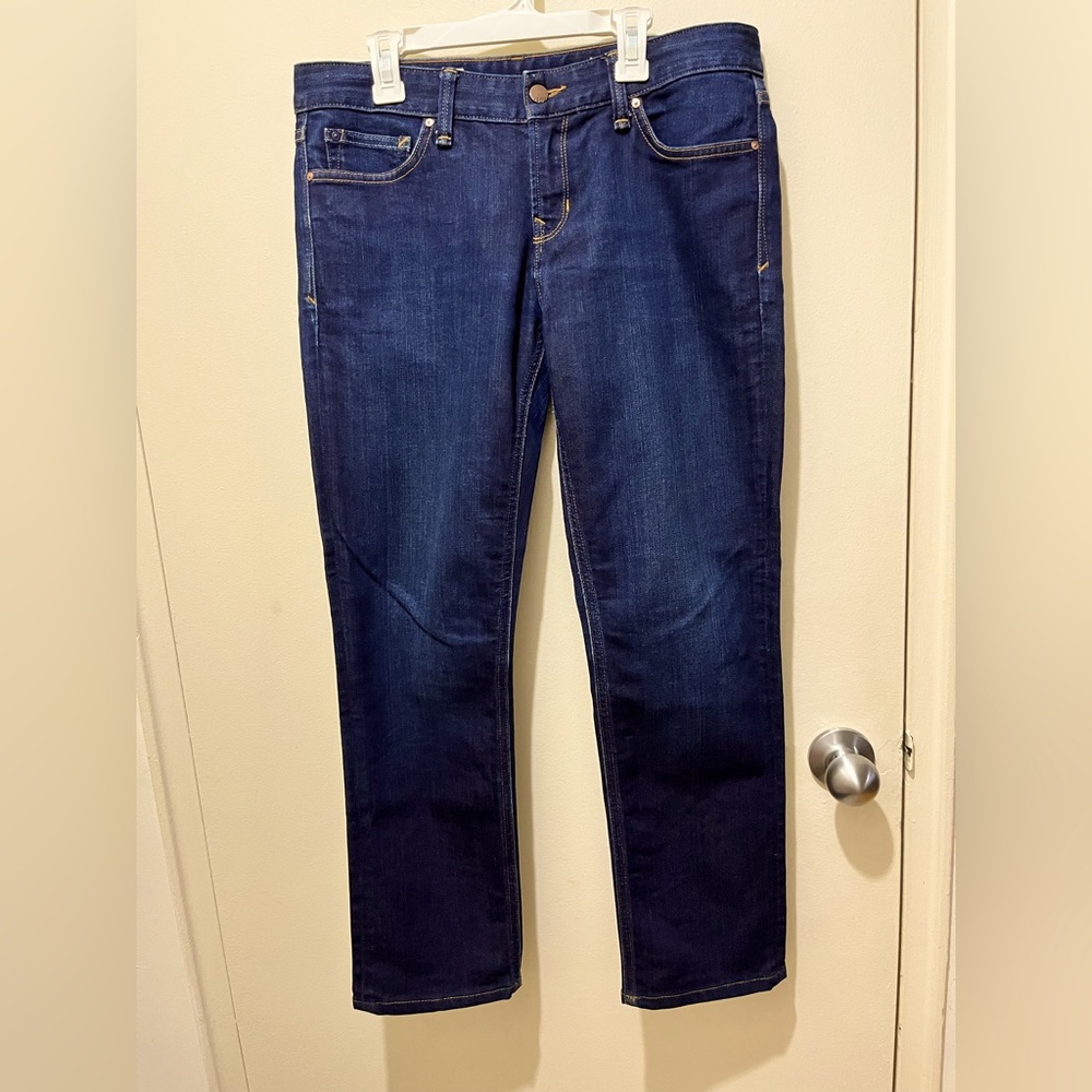 Gap Real Straight Dark Wash Denim Jeans Size 29s